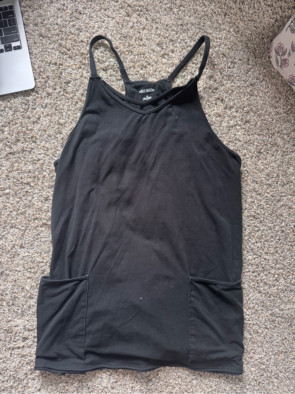 wild fable black romper dress